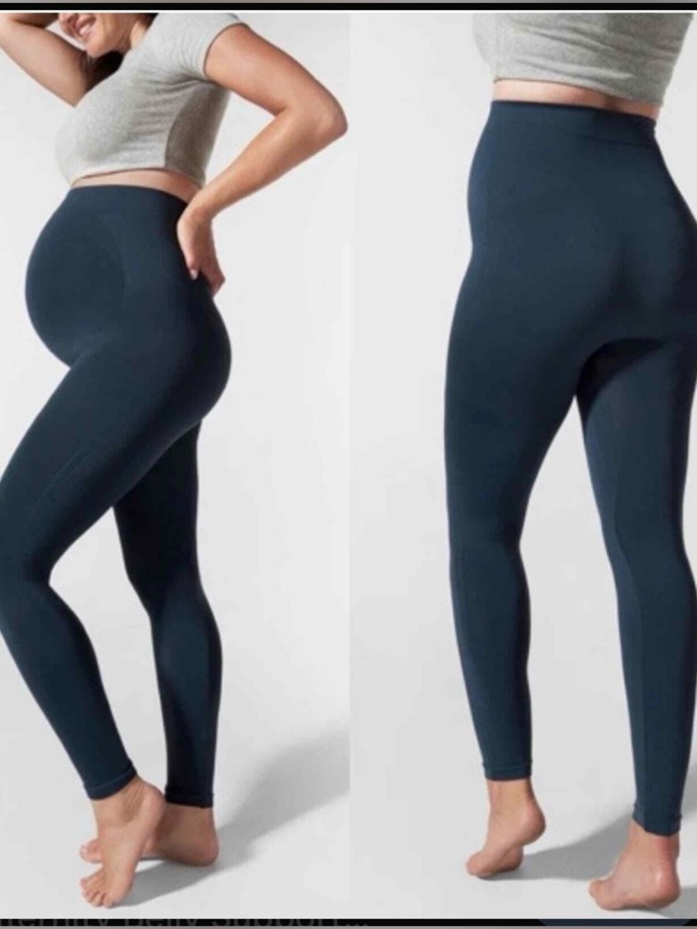 BLANQI Everday Maternity Belly Support Leggings Size Large